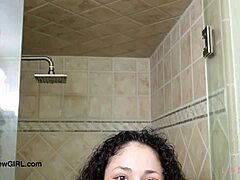 Brunette Shower Time