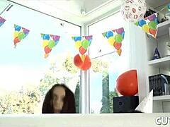 Lesbian Birthday Lick