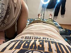 Incredible Latina Blowjob Home