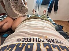 Incredible Latina Blowjob Home