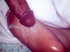 oiled feet cumshot
