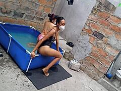 Poolside Sensual Vacation