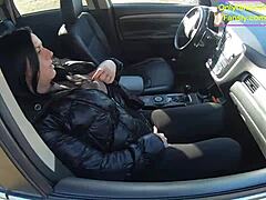 Rough forest blowjob