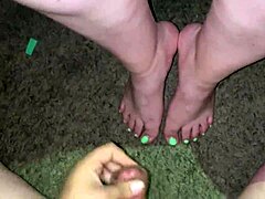 Amateur Feet Cum Compilation