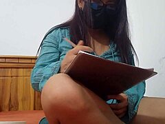 Slut Masturbates After Work