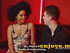 Brunette Kitchen Pounding