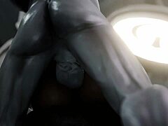 robot plowed by alien