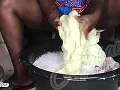 Housewife Laundry Routine