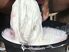 Housewife Laundry Routine