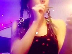 Smoking Stripping Tease