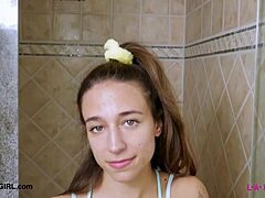 Brunette Shower Time