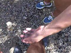 milf public creampie