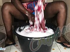 Housewife Laundry Routine