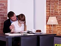 explorin her ass deep