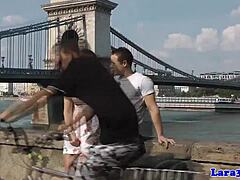 UK Milf Banged Standing