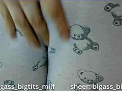 Pajama big ass masturbation