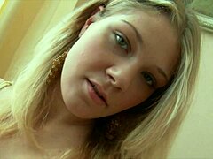 Horny Blonde Masturbates