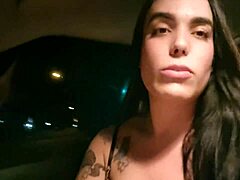 Fetish in truck