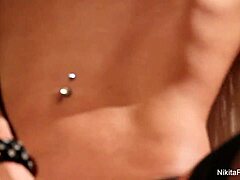 Nikita Masturbates Solo