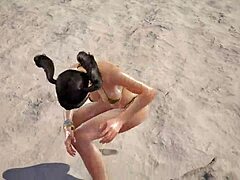 Xiaoyu Gold Bikini