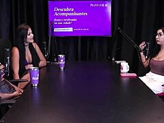 Naughty Brunette Tease