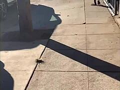 Black Prostitute Shows Body