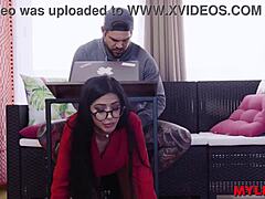 Confronted Spanish Woman