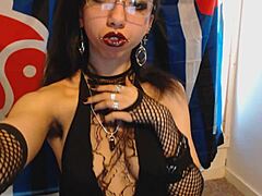 Young Goth Lipstick Tease