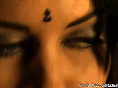 glamorous brunette babe