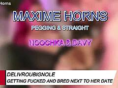 Pegged and fucked hard