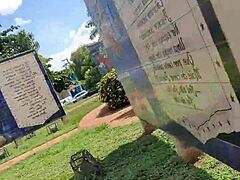 Masturbating Outdoors After Shopping