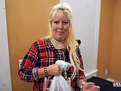 Blonde Explores Partner