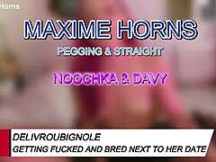 Pegged and fucked hard