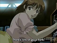 Secretary makes horny hentai