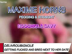 Pegged and fucked hard