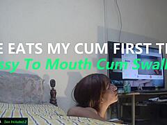 First Time Cum Swallow