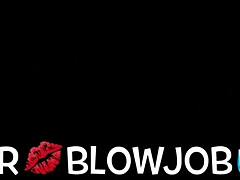 Handcuffed Blowjob Session