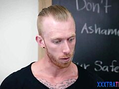 Teen tits spermed threesome