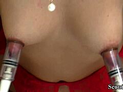 Pregnant Blonde Masturbates