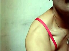 Ladyboy Masturbates Cum!