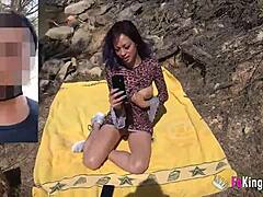 Outdoor Noa Bangs Date