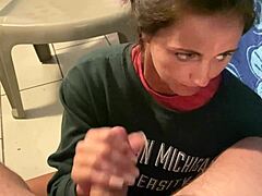 Hotel blowjob action