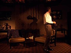 Busty Brunette Riding