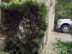 Naked Gardening Exhibitionist