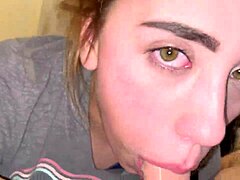 Sloppy Deepthroat Cum