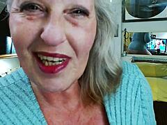 strutting in pink panties