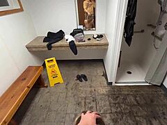 Public Shower Blowjob