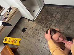 Public Shower Blowjob