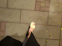 Shemale Outdoor Masturbation