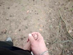 Flashed Cock Outdoors!